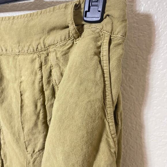 YFB Young Fabulous & Broke Womens Linen Blend Wide Pull On Pants Size Medium - Picture 6 of 9